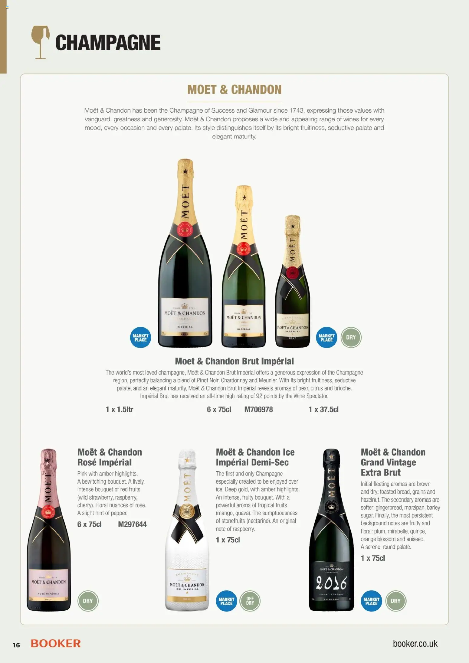 {H1} | Page: 16 | Products: Wine, Champagne, Orange