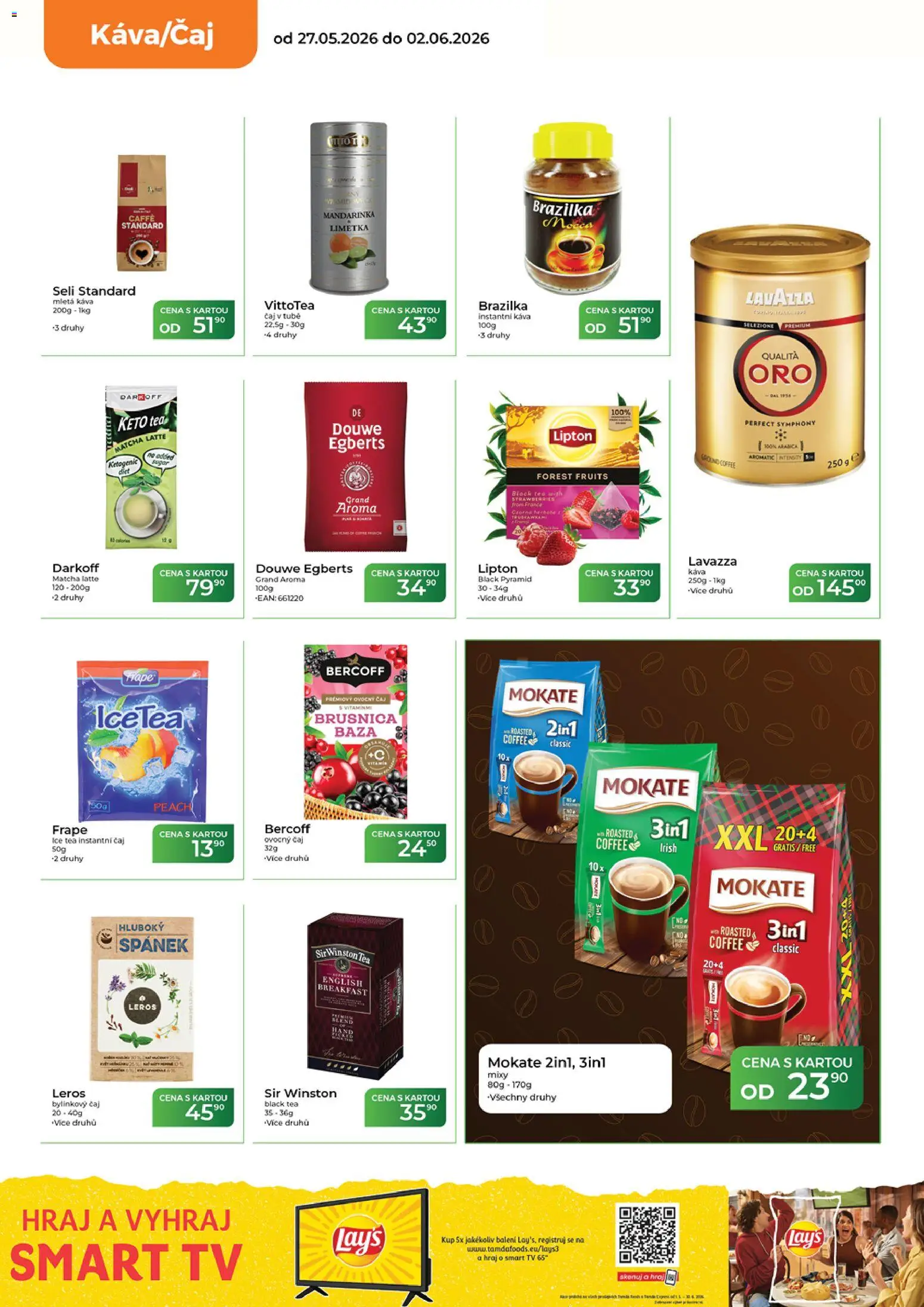 Tamda Foods leták od 27.05.2026 | Strana: 24 | Produkty: Káva, Čaj, Lavazza, Tv