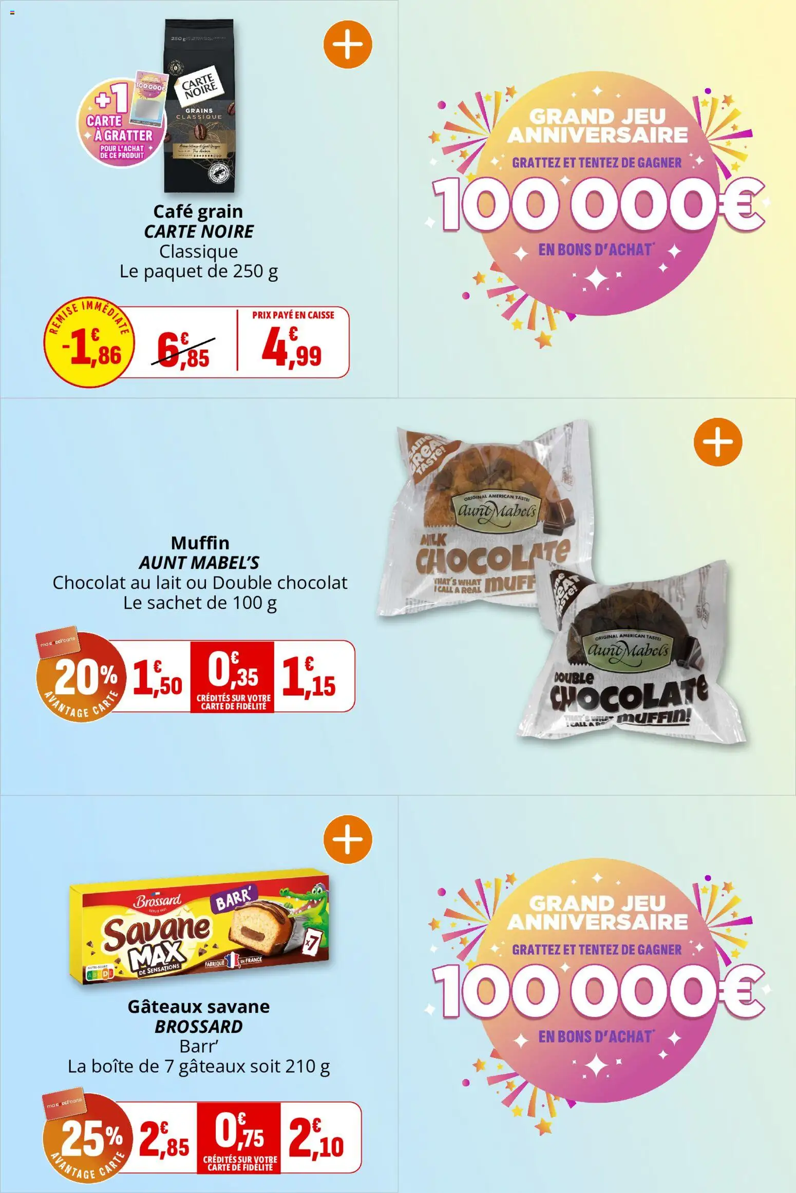 {H1} | Page: 14 | Produits: Lait, Café, Chocolat