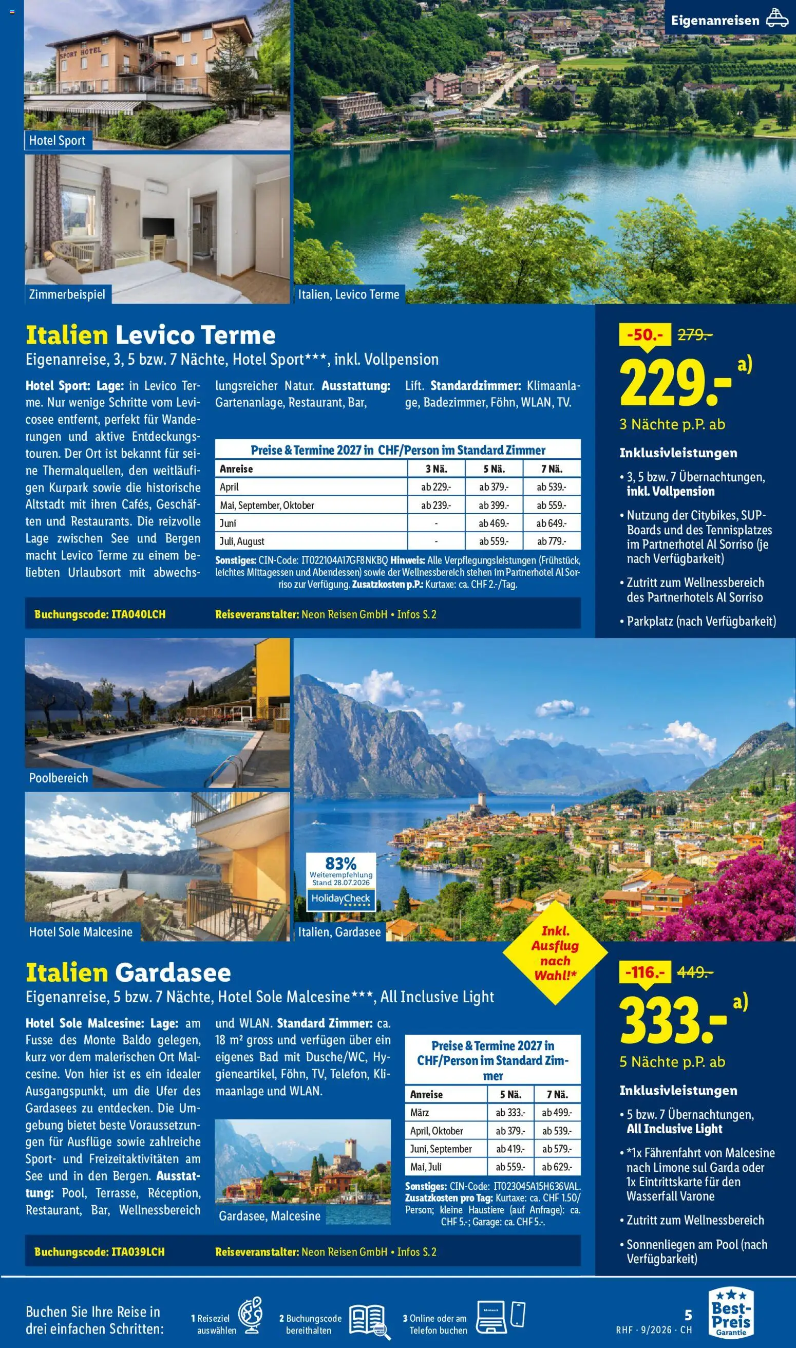 Lidl aktionen Reise-Highlights – gültig ab 29.08.2026 | Seite: 5 | Produkte: Bad, SUP, Telefon