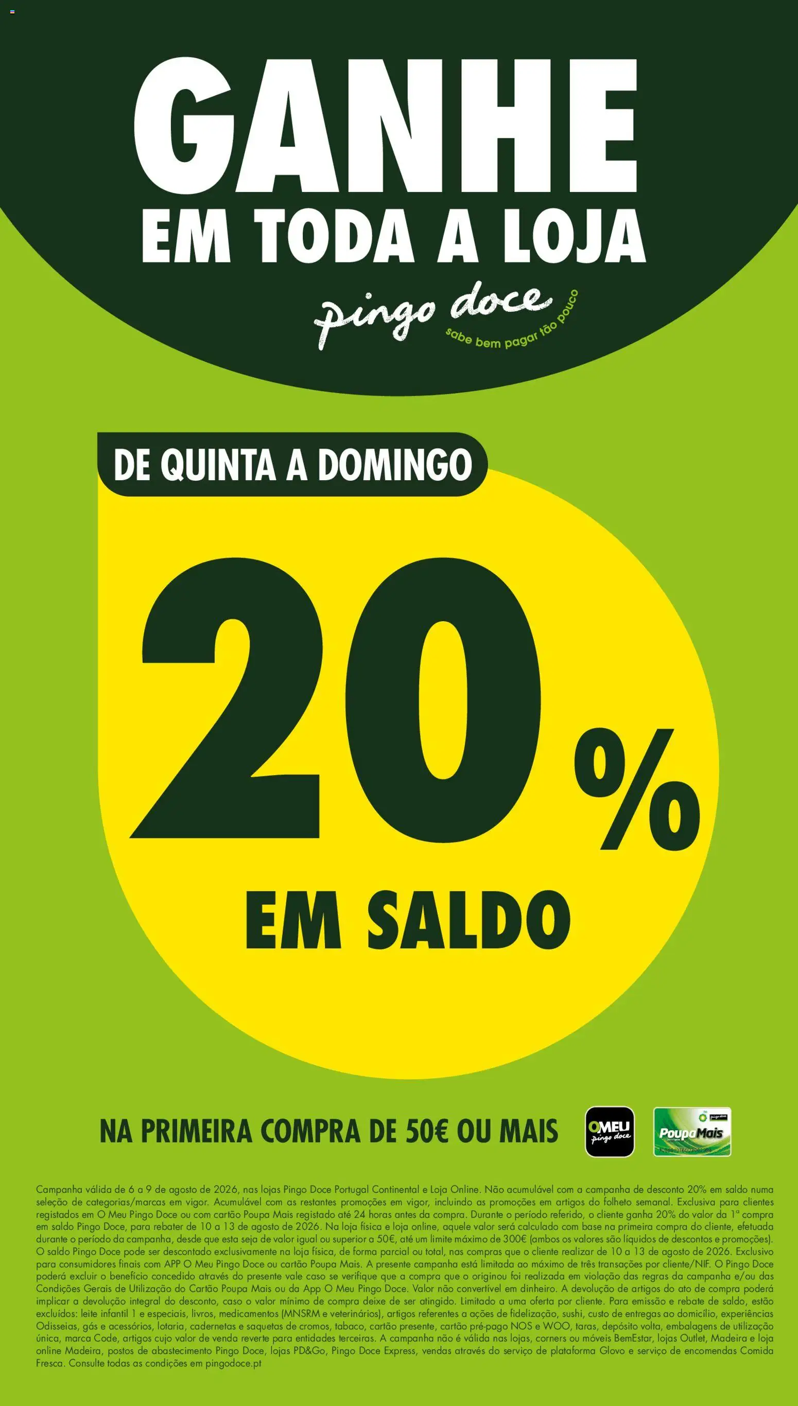 Pingo Doce Poupe este Fim de Semana │ válido de 07/08/2026 | Página: 1 | Produtos: Base, Leite infantil, Leite, Saquetas