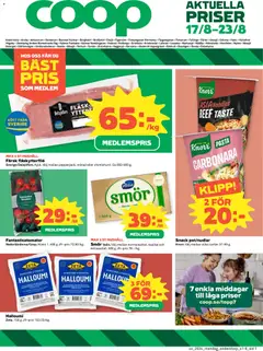 Coop erbjudanden - Förhandsvisning av reklamblad från butik Coop aktuell från 17/08/2026