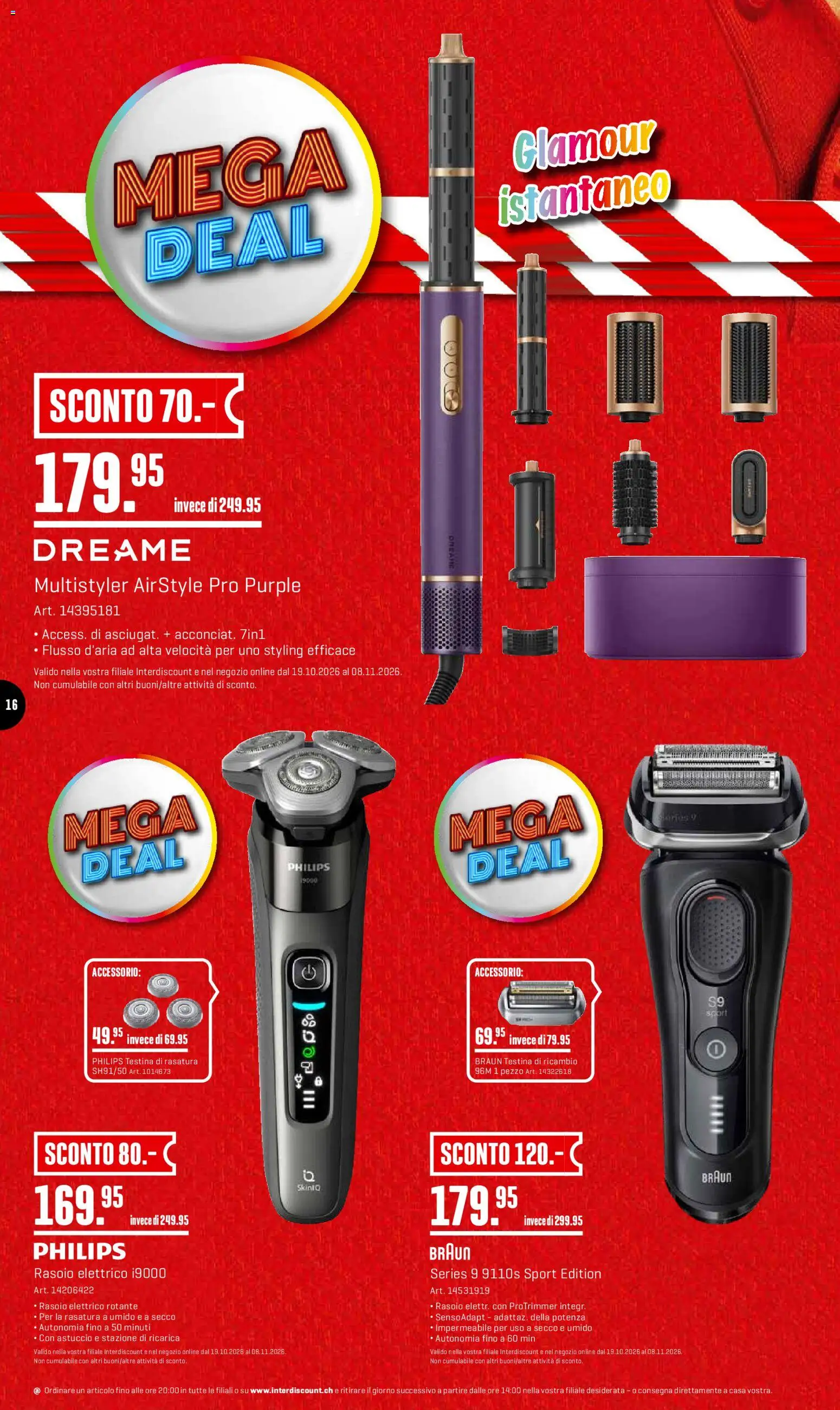 Interdiscount aktionen IT – gültig ab 19.10.2026 | Seite: 16 | Produkte: Philips