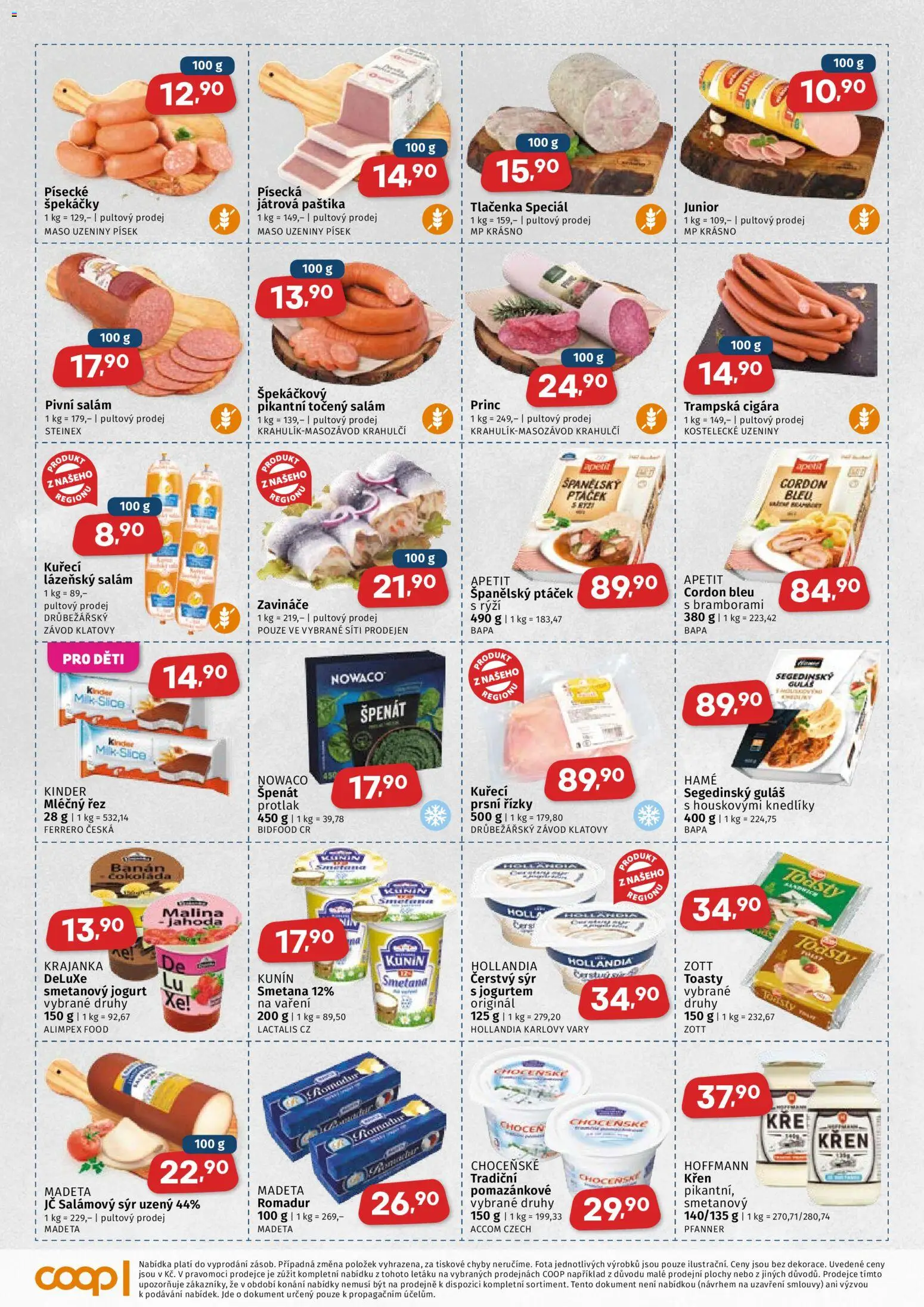 Coop leták - Západočeský region od 23.09.2026 | Strana: 2