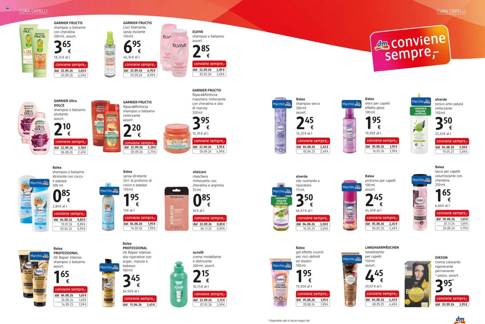 Volantino dm drogerie markt del 01/10/2026 | Pagina: 5 | Prodotti: Balsamo, Maschera, Lacca, Cocco