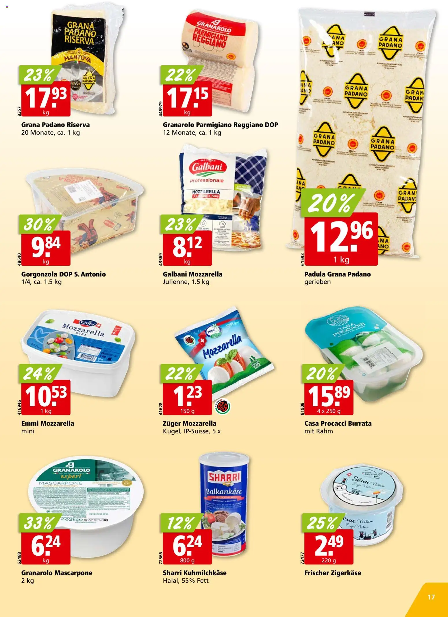 Aligro aktionen Chavannes, Matran, Genf, Sitten – gültig ab 29.06.2026 | Seite: 17 | Produkte: Mascarpone, Fennikel