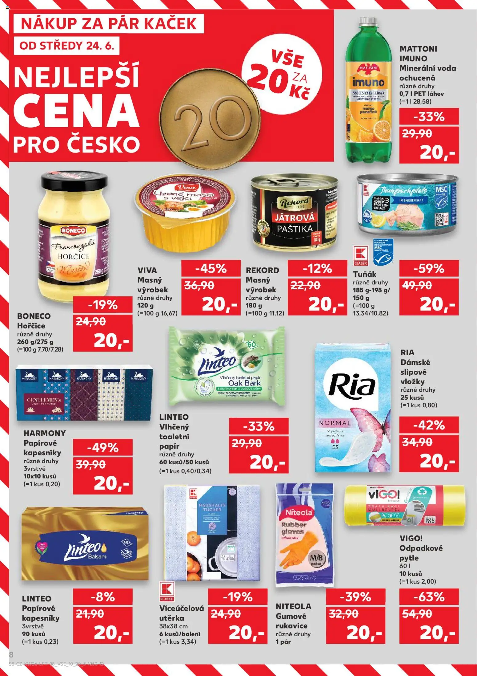 Kaufland leták - Plzeň od 24.06.2026 | Strana: 8