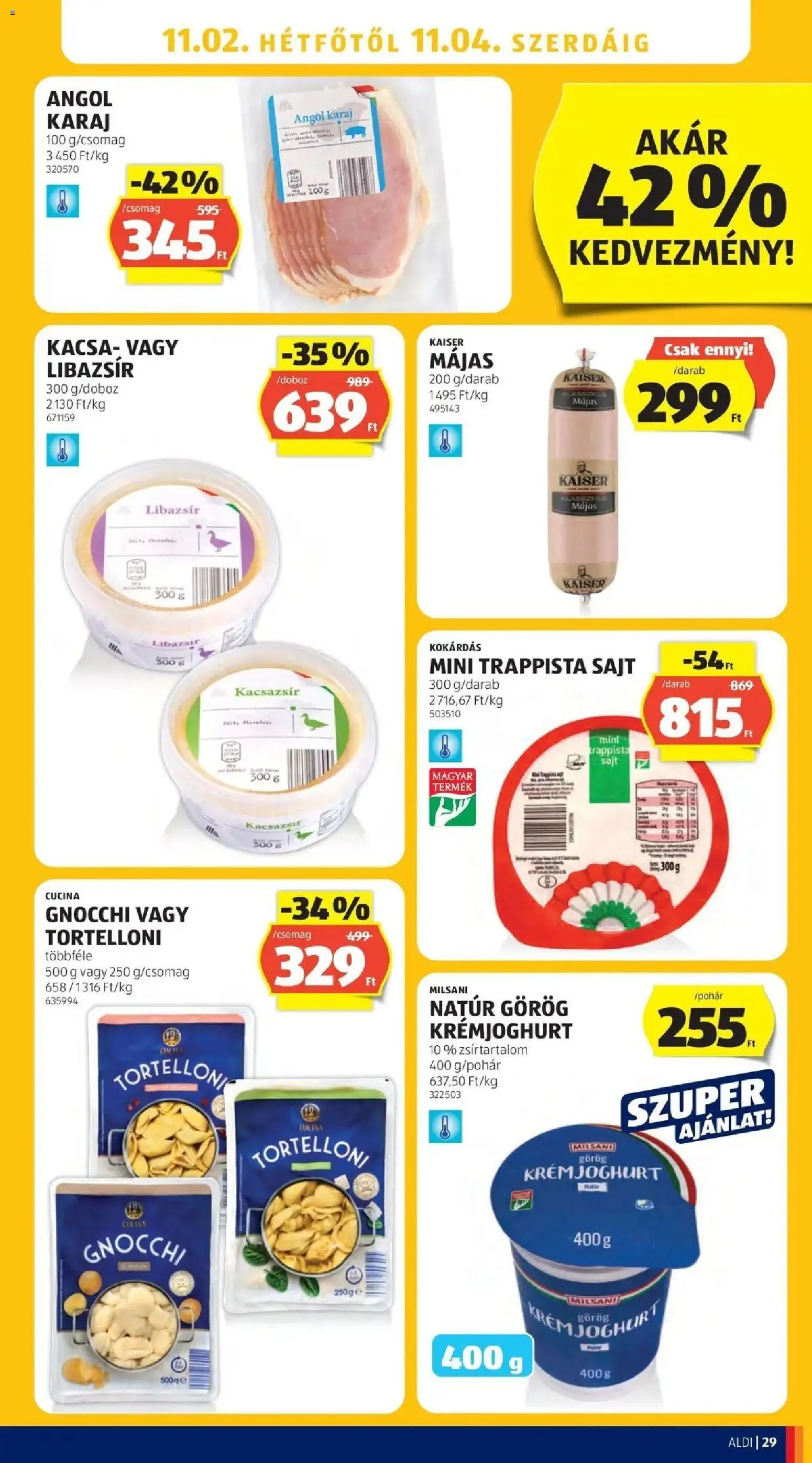 Aldi aktuális akciós újság - 2026.10.24. -tól/töl > akció, lapozható szórólap 🛍️ | Oldal: 29