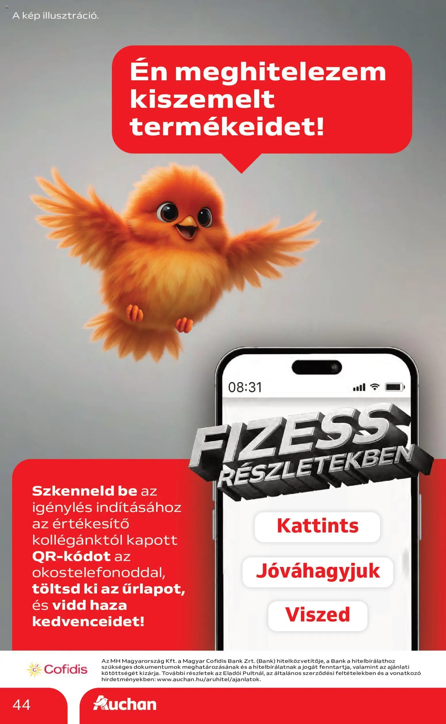 Auchan akciós ujság - amely érvényes a következő dátumtól: 2026.07.30. | Oldal: 44