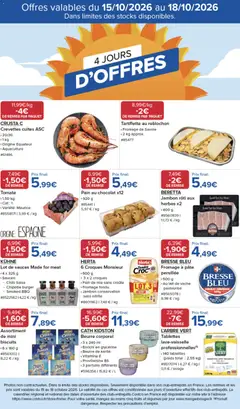 Costco - Prévisualisation de Costco 4 jours d'offres valide à partir de 15/10/2026
