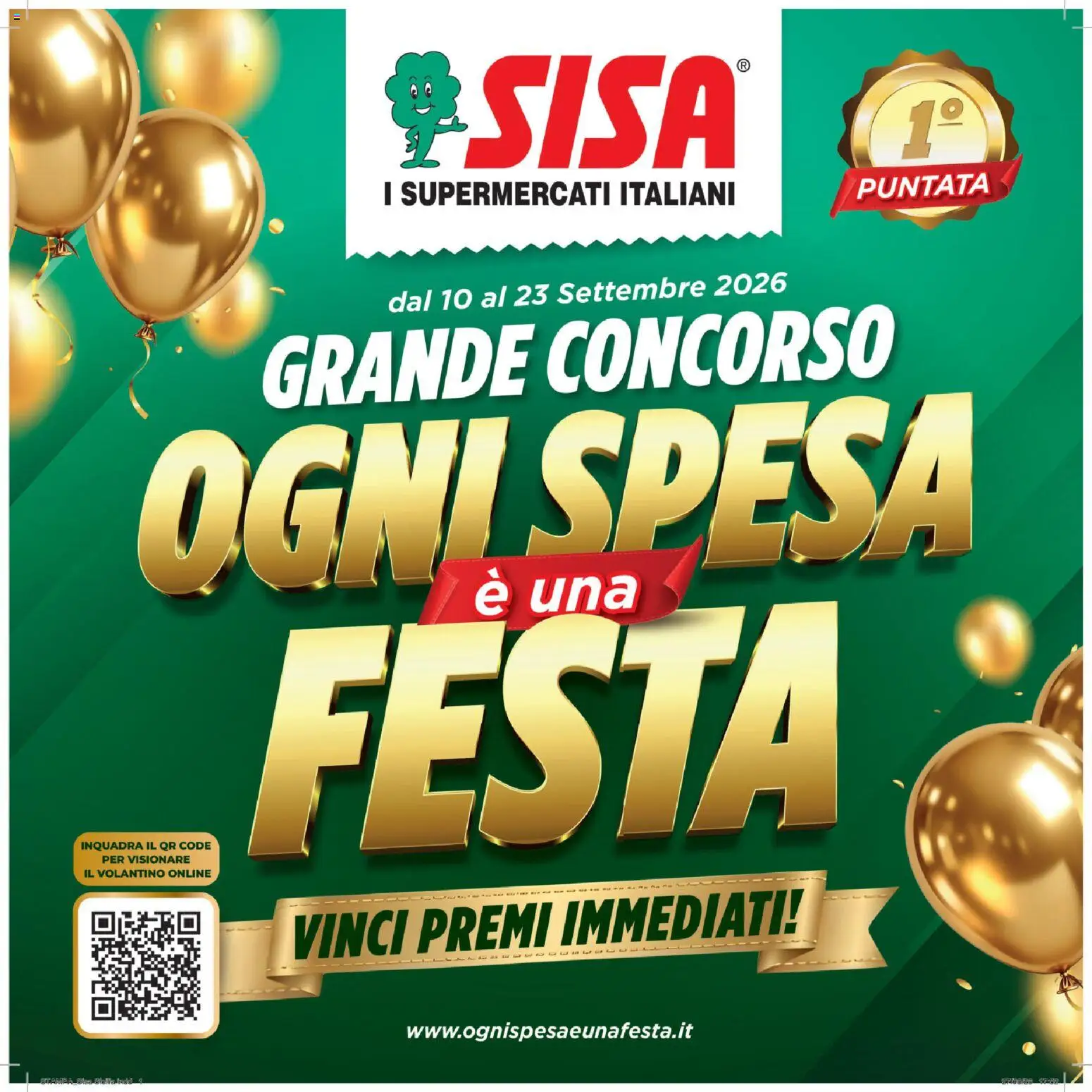 Volantino SISA del 10/09/2026 | Pagina: 1