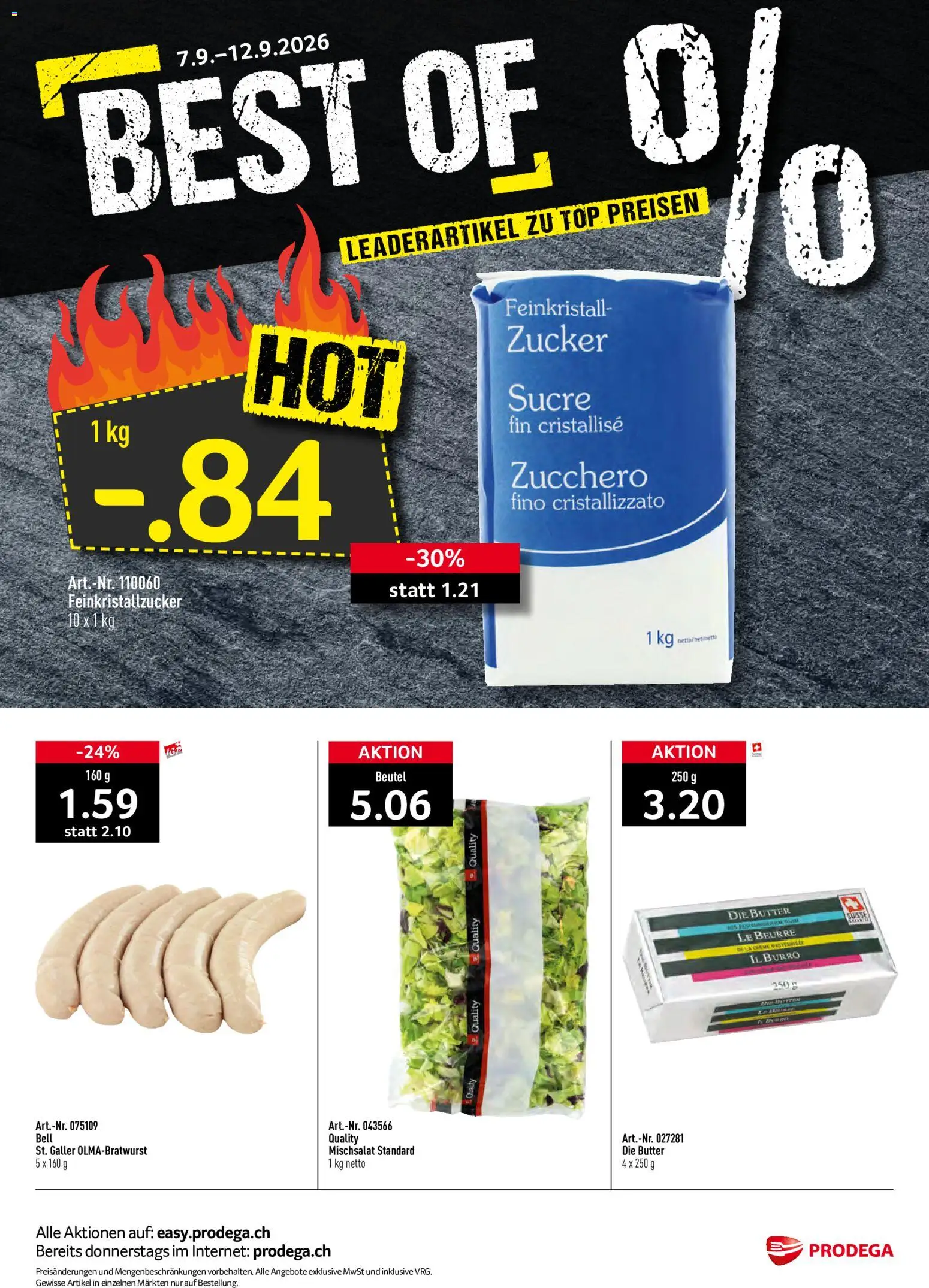Prodega aktionen – gültig ab 07.09.2026 | Seite: 1