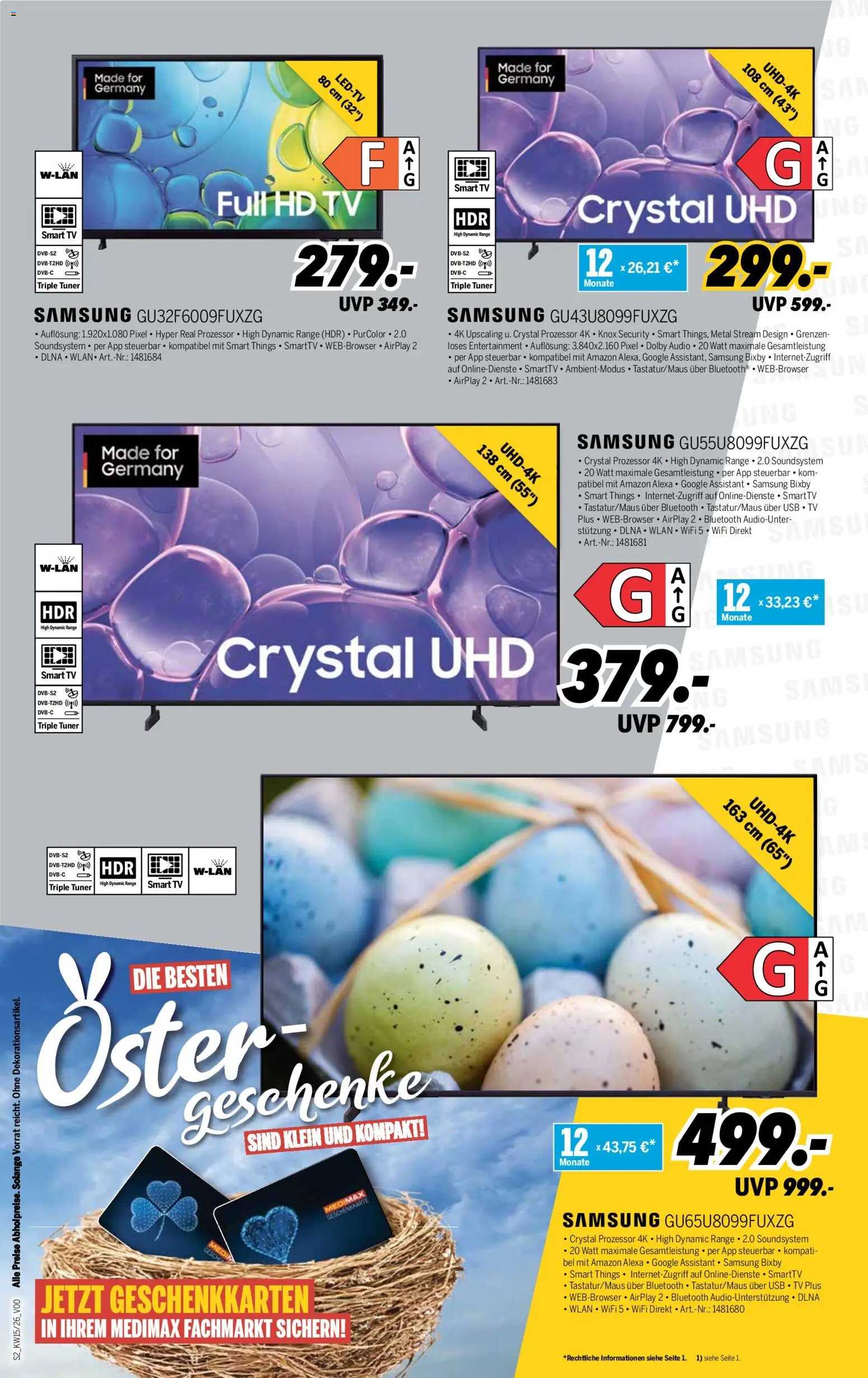 Medimax Prospekt 	 – gültig ab 03.04.2026 | Seite: 2 | Produkte: USB, Smart TV, TV, Audio
