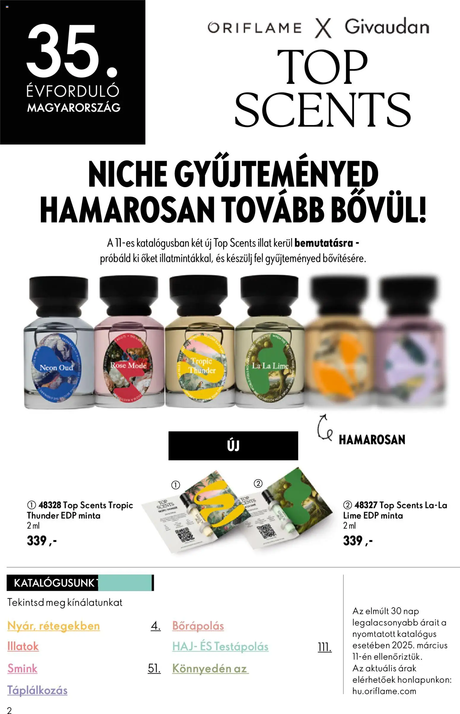 Oriflame akciós ujság - amely érvényes a következő dátumtól: 17.06.2026 | Oldal: 2 | Termékek: Lime, Smink