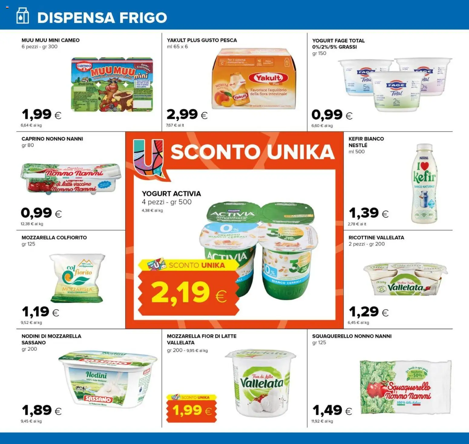 Volantino Oasi del 07.05.2026 | Pagina: 18 | Prodotti: Yogurt, Mozzarella, Latte, Pesca