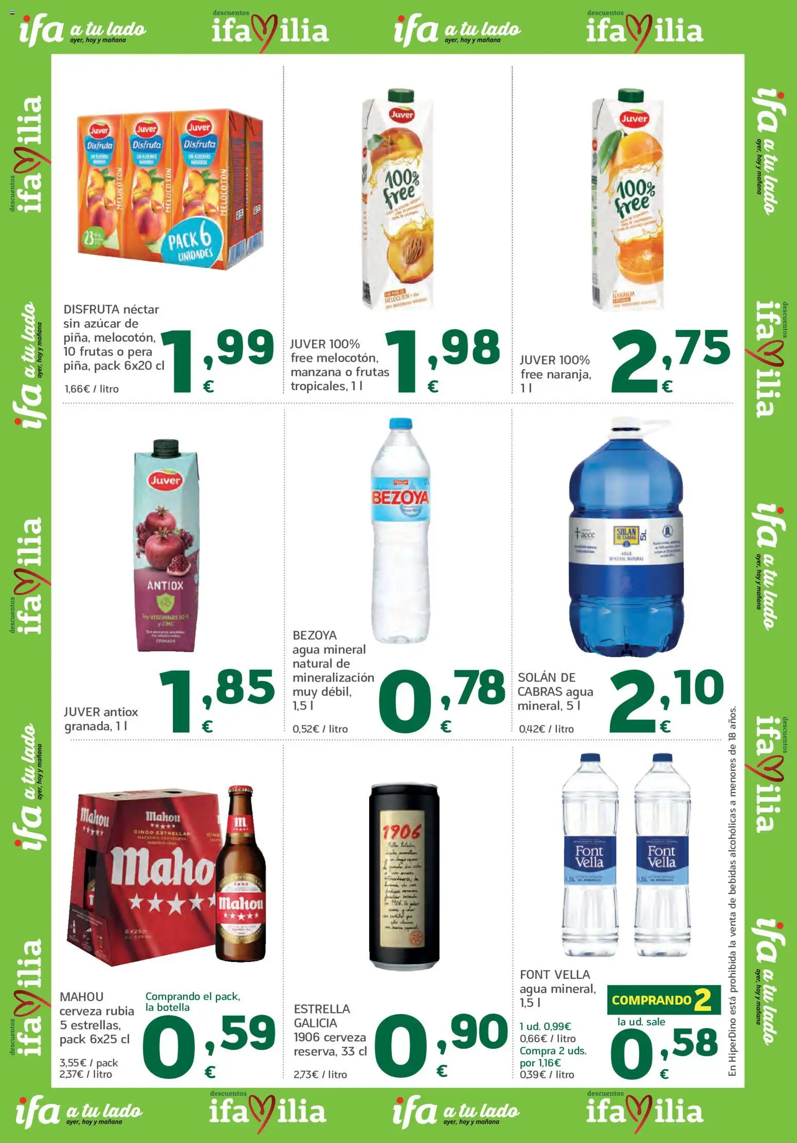 HiperDino folleto │ válido desde el 25/08/2026 | Página: 7 | Productos: Bebidas, Néctar, Agua, Agua mineral