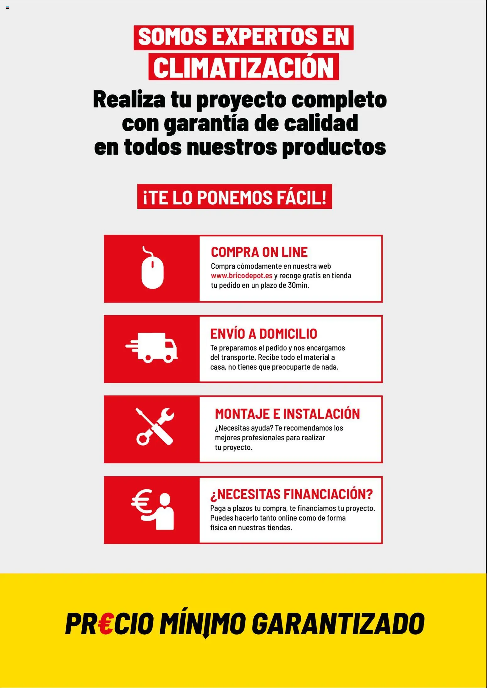 Brico Depôt Catálogo Climatización 2026 │ válido desde el 04/05/2026 | Página: 2 | Productos: Té