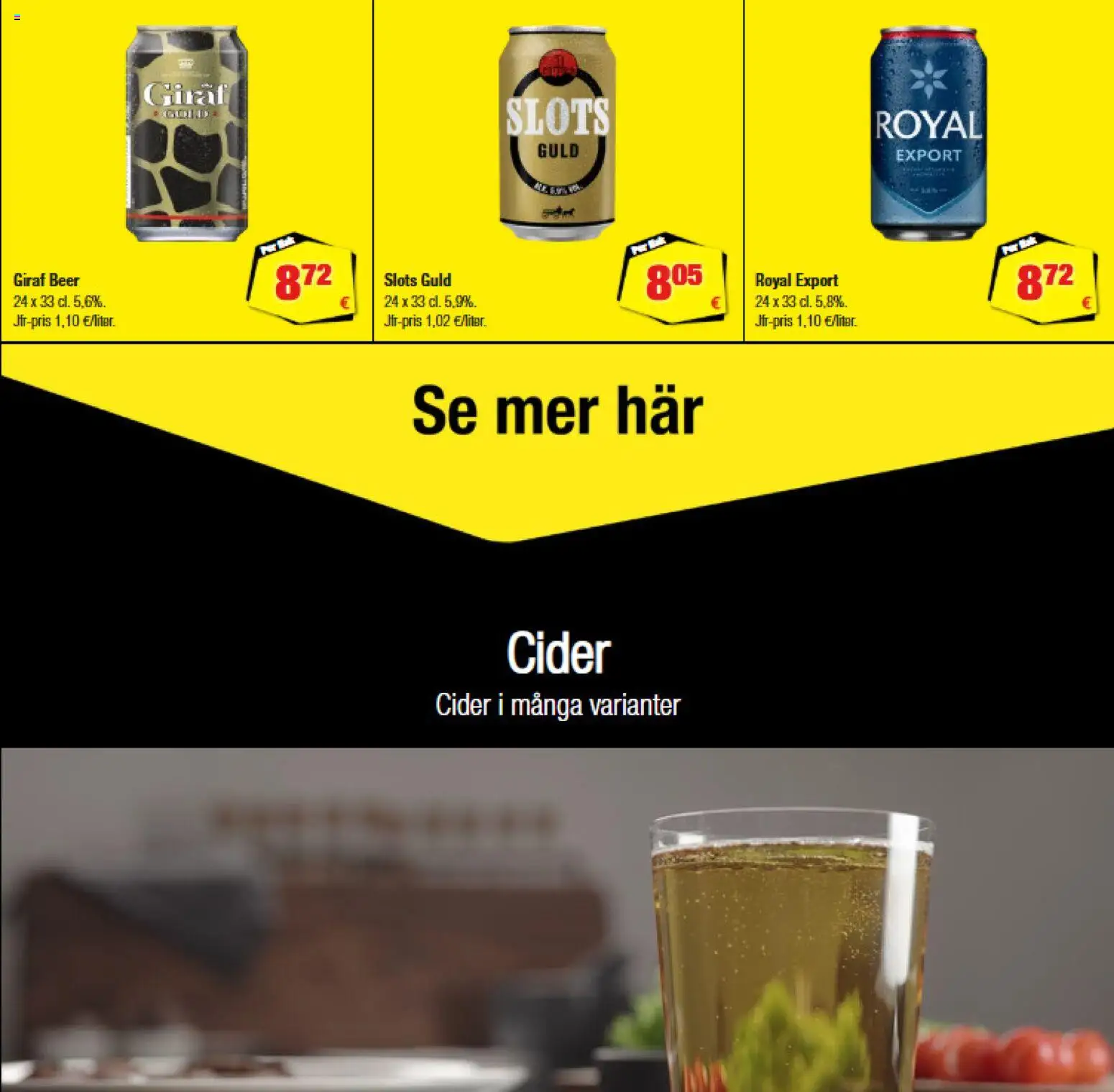 Calle tilbudsavis – gyldig fra 08/07/2026 | Side: 25 | Produkter: Cider