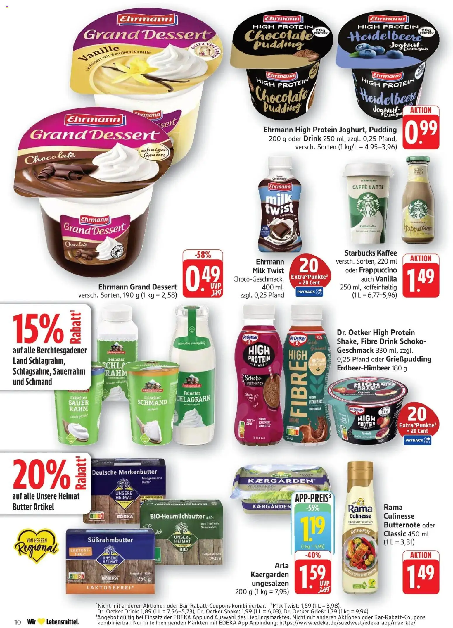 Edeka Prospekt Geislingen (ab 14.09.2026) » Angebote Online | Seite: 10 | Produkte: Rama, Pudding, Vanille, Zucker