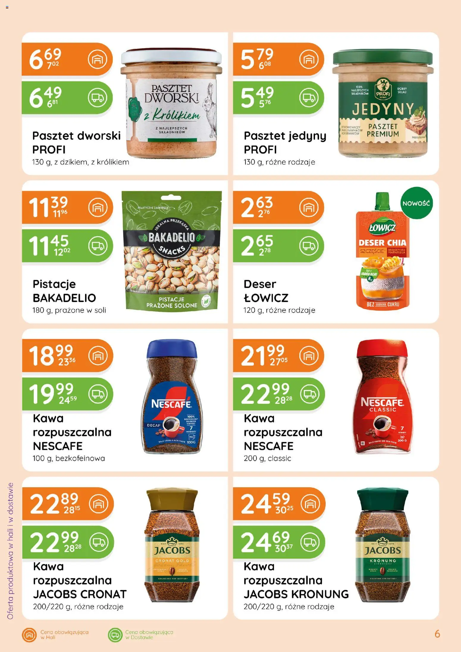 Eurocash gazetka - Śniadanie od 03.09.2026 | Strona: 6 | Produkty: Jacobs, Chia, Marakuja, Kawa