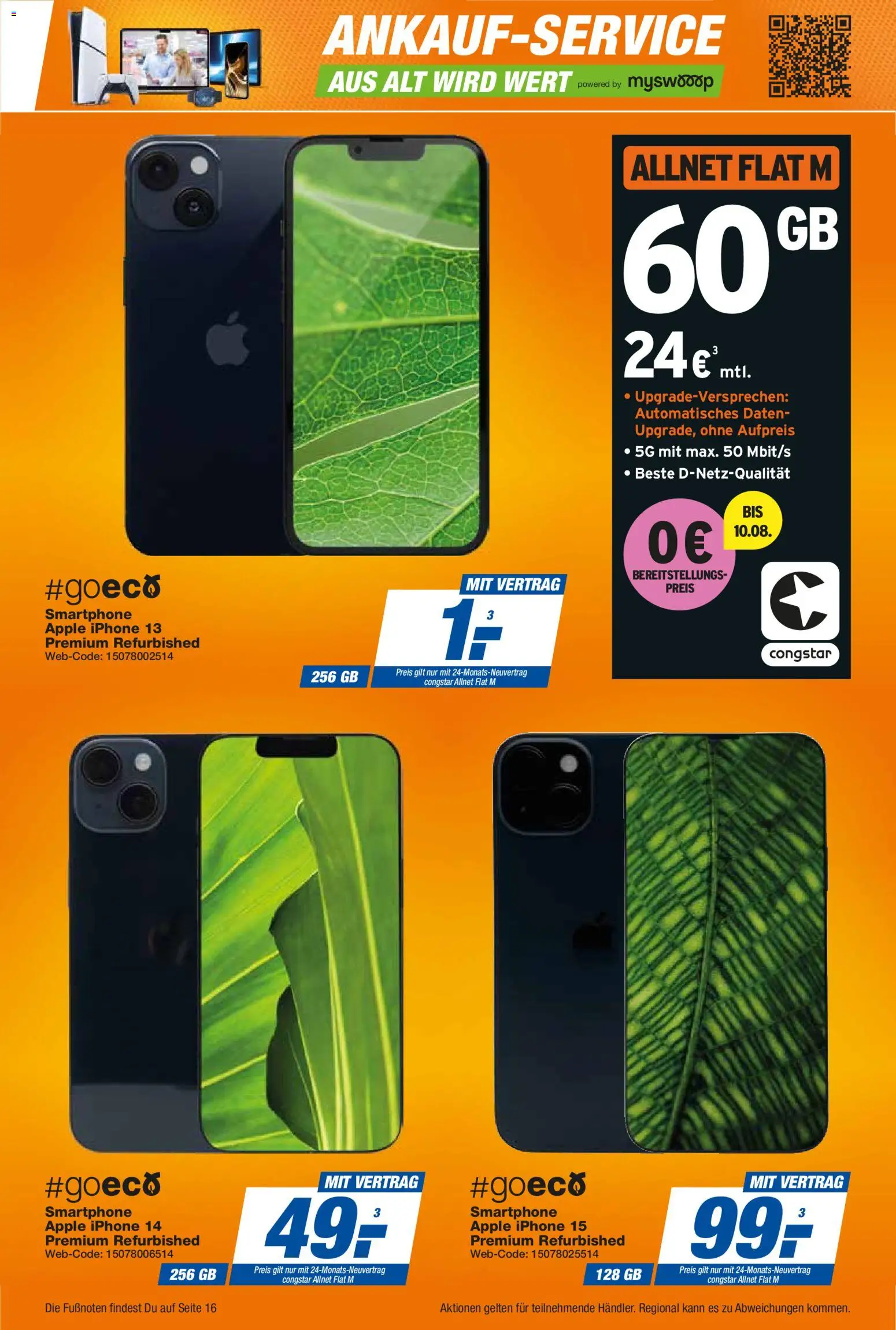 Expert Smarthphone Highlights im August – gültig ab 01.08.2026 | Seite: 15 | Produkte: Iphone, Apple, Smartphone