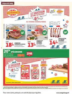 Auchan - Prévisualisation de SAUCISSON SEC, Saucisson sec valide à partir de 30/06/2026 | Page: 4 | Produits: Saucisson, Saucisson sec, Salami, Saucisse