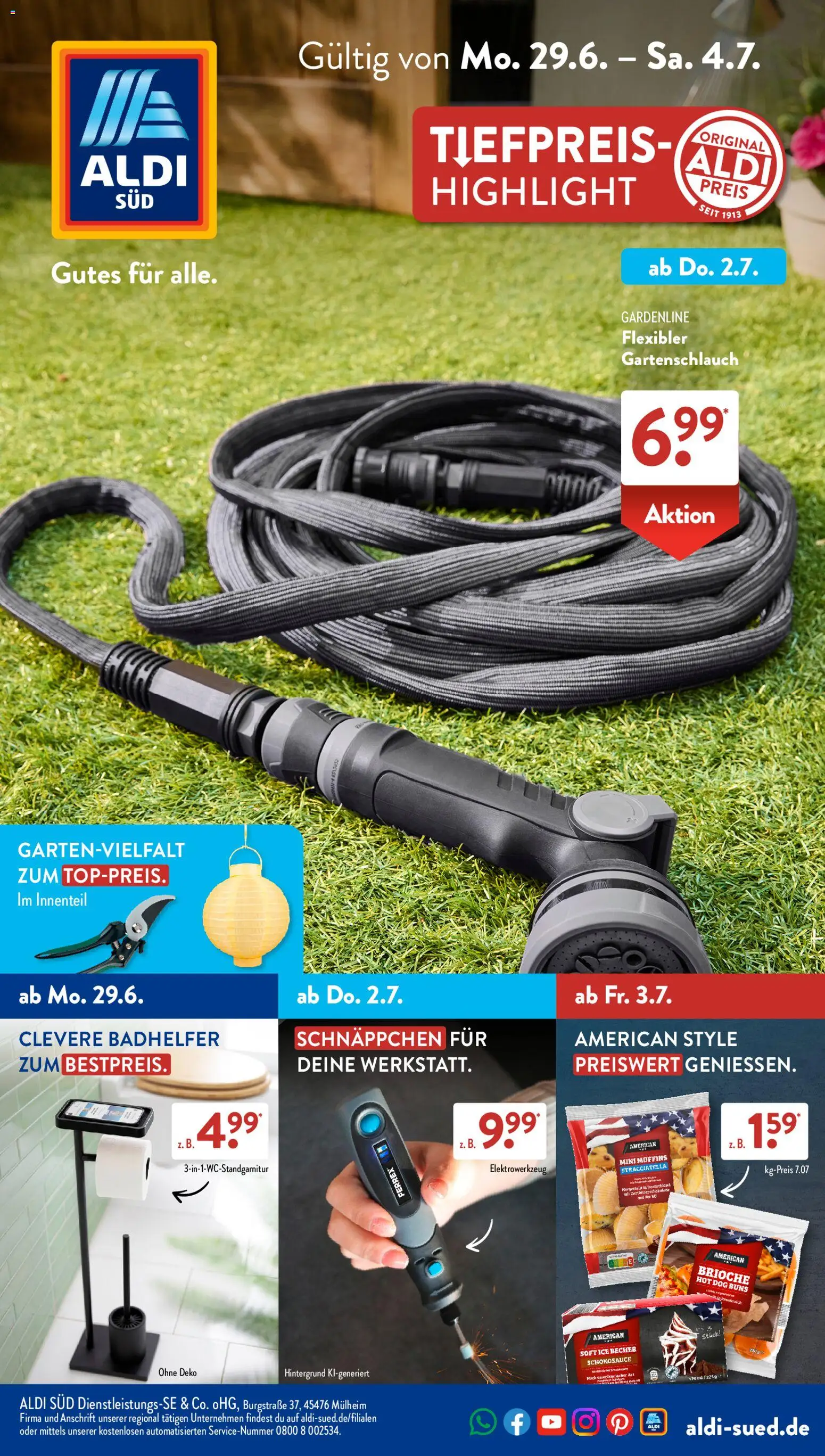 Aldi Süd Prospekt – gültig ab 29.06.2026 | Seite: 1