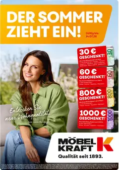 Möbel Kraft Prospekt ab 16.06.2026 gültig