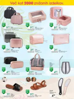 Tuš drogerija katalog akcije – veljaven od 10.06.2026 | Stran: 2 | Izdelki: Torba, Natikaci, Potovalna torba, Kovcek