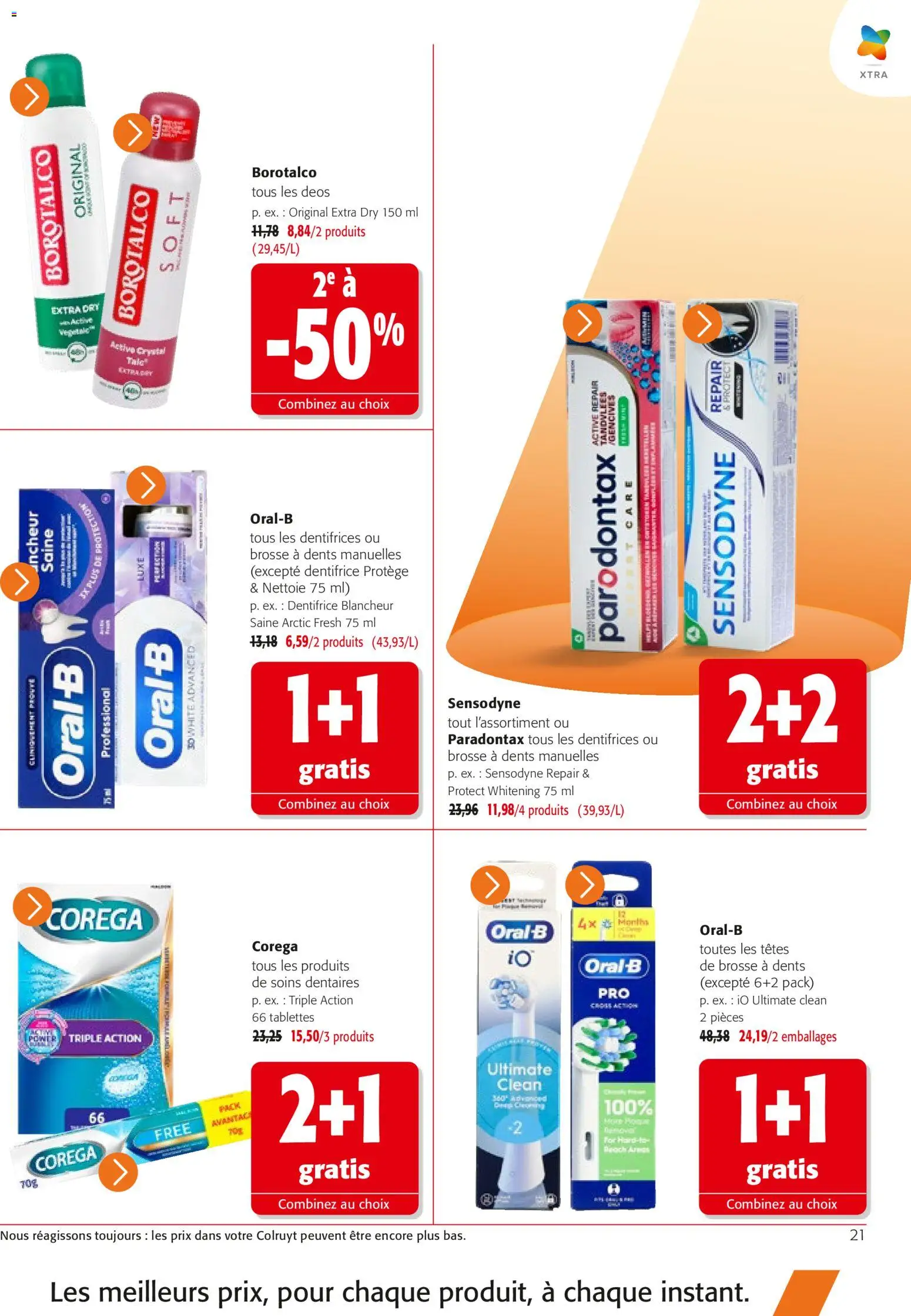 {H1} | Page: 21 | Produits: Soins dentaires, Brosse, Dentifrice, Brosse à dents