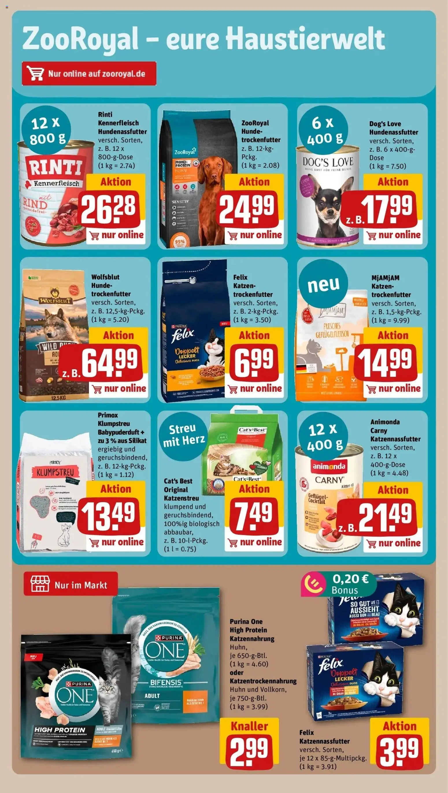 REWE Prospekt ab 05.10.2026 zum Blättern » Angebote | Seite: 23 | Produkte: Purina one