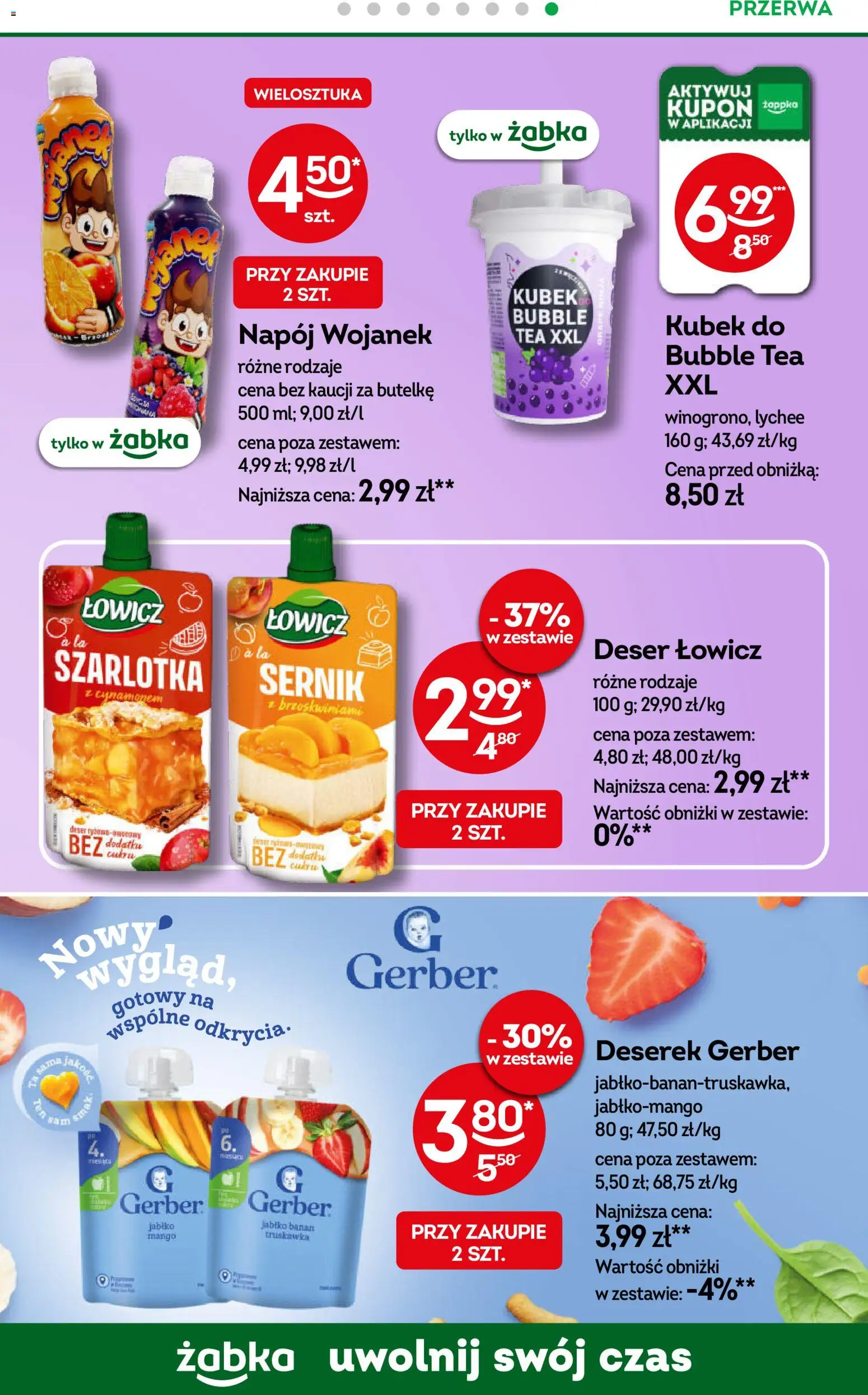 Żabka gazetka od 21.10.2026 | Strona: 53 | Produkty: Mango, Deser, Banan