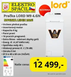 Náhled letáku Elektro Spáčil leták od 06.07.2026 | Strana: 2 | Produkty: Pračka, Elektro, Dove