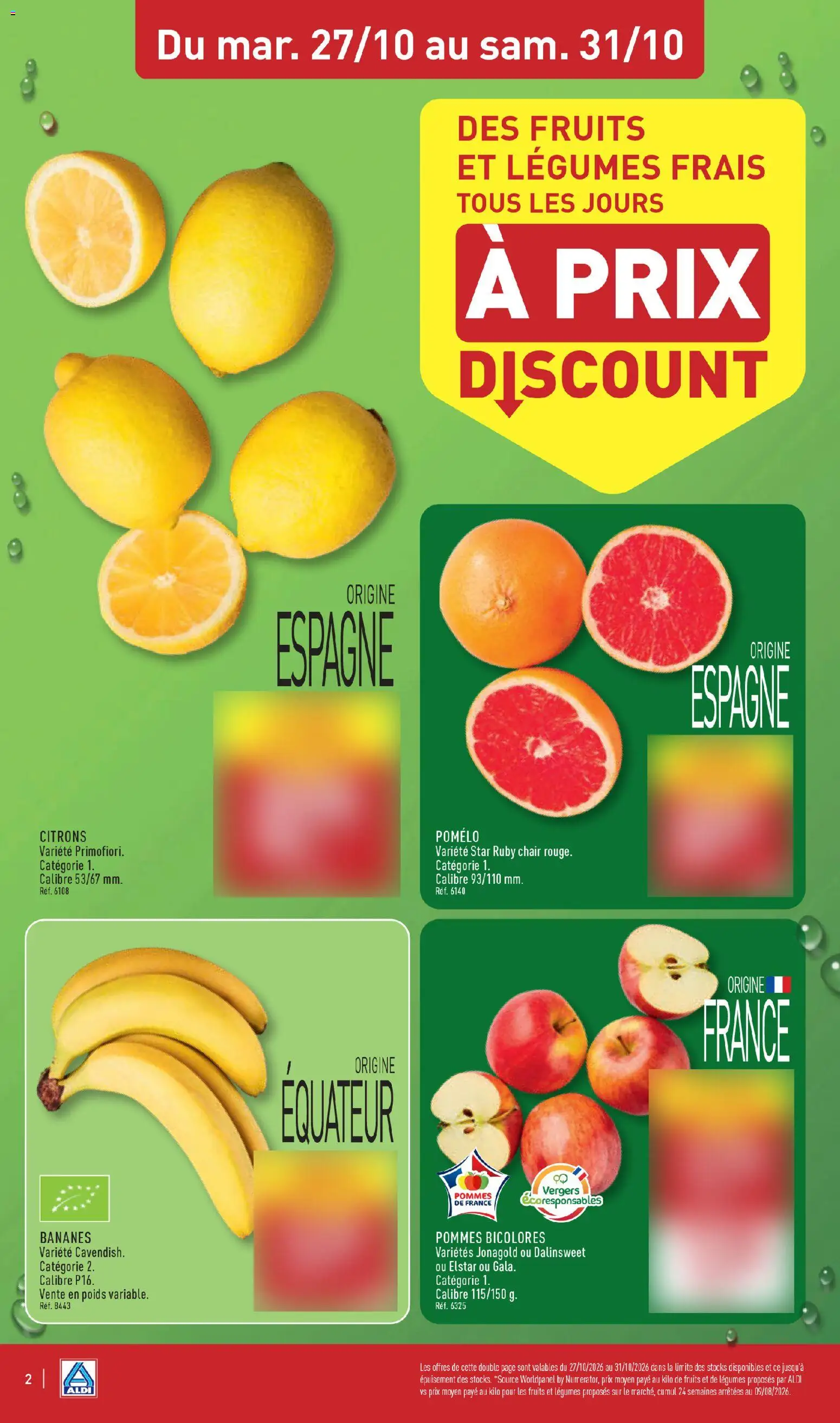 {H1} | Page: 4 | Produits: Pomelo, Poids, Pommes, Bananes