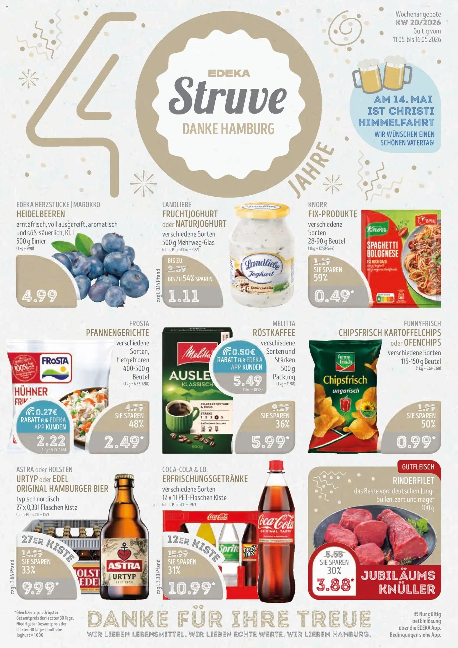 Edeka Struve Prospekt 	 – gültig ab 11.05.2026 | Seite: 1 | Produkte: Sprite, Joghurt, Astra, Fruchtjoghurt