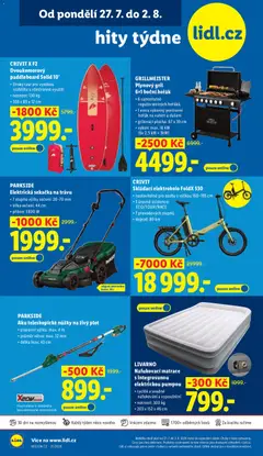 Náhled letáku Lidl leták - Hity týdne od 27.07.2026