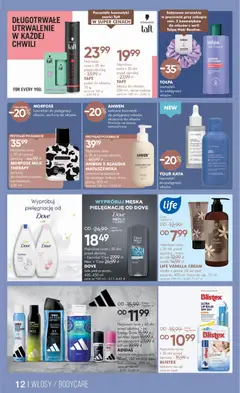 Pogląd oferty "Super-pharm gazetka" - ważna od 21.10.2026 | Strona: 12 | Produkty: Perfumy, Puder, Lakiery, Dove
