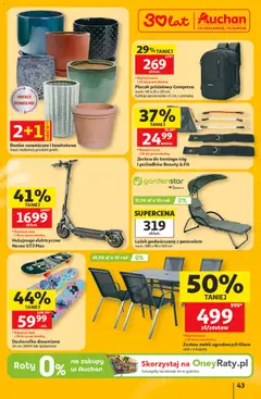 Pogląd oferty "Auchan gazetka - 30 Lat Hipermarket" - ważna od 11.06.2026 | Strona: 43