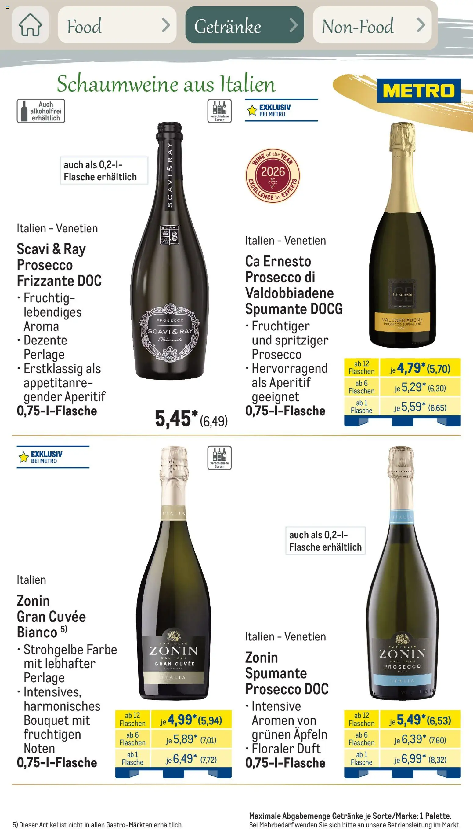Metro Saisonkatalog Erfolgsrezept – gültig ab 01.10.2026 | Seite: 32 | Produkte: Duft, Prosecco