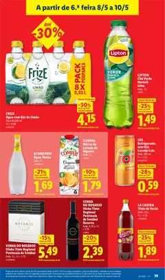 Pré-visualização SCHWEPPES Água Tónica, Emb. 1L válido de 04.05.2026 | Página: 39