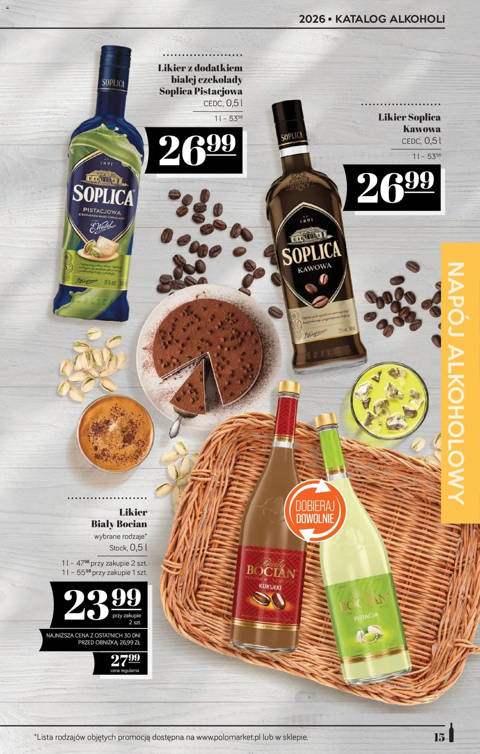 POLOmarket katalog - Alkoholi od 23.04.2026 | Strona: 15 | Produkty: Czekolady
