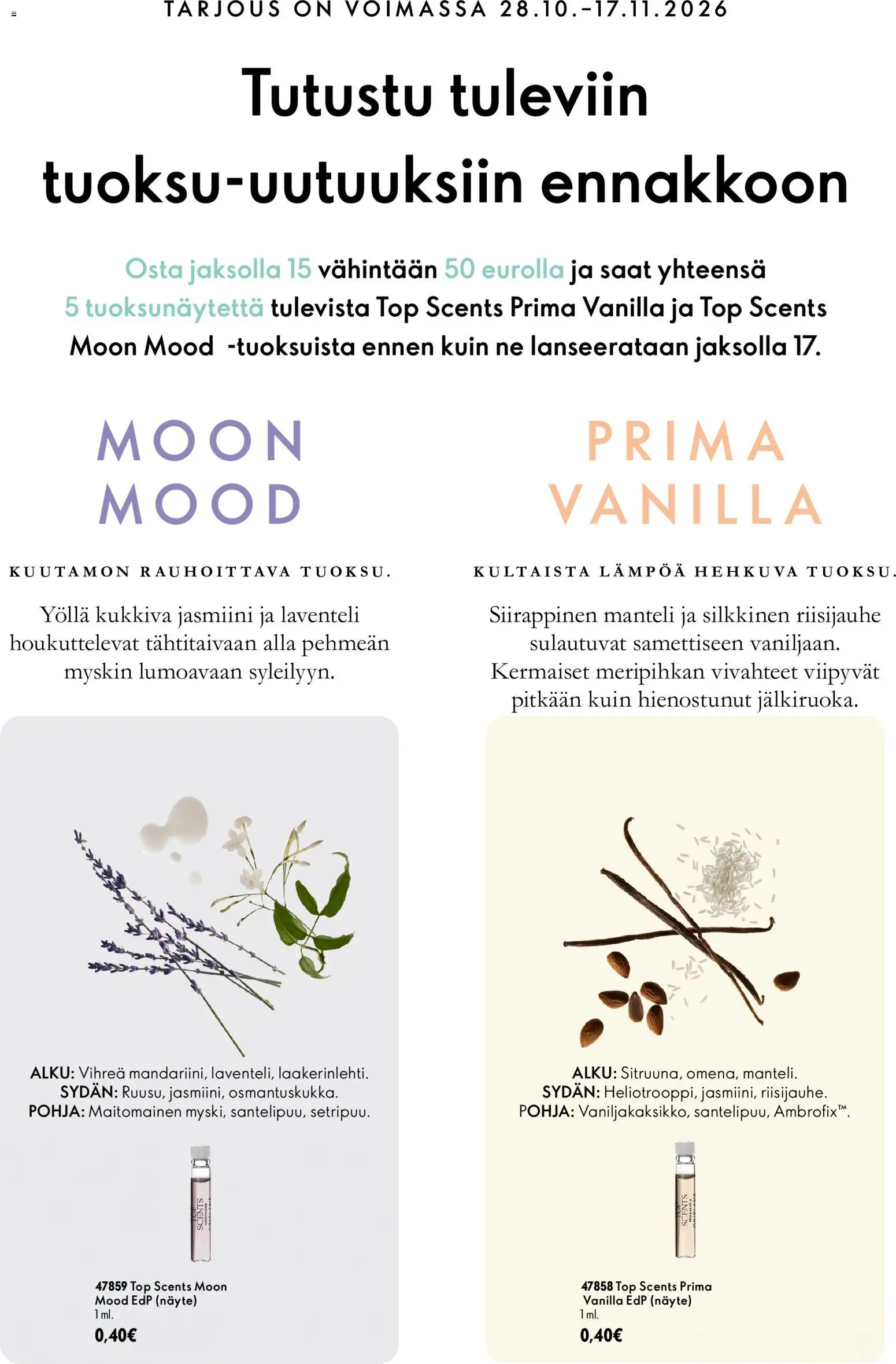 Oriflame Jakson 15 parhaat tarjoukset – voimassa 28/10/2026 alkaen | Sivu: 16 | Tuotteet: Tuoksu
