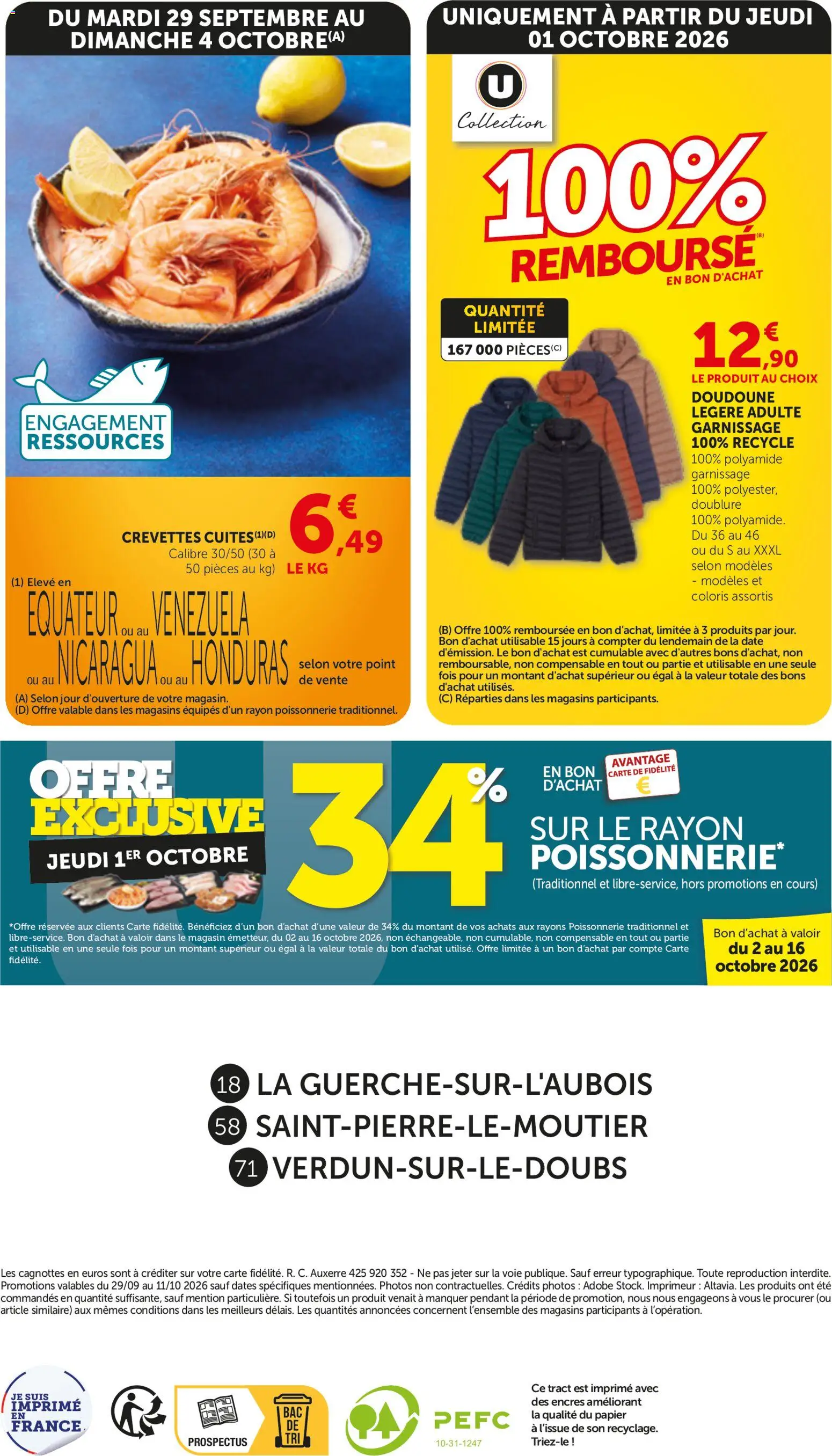 {H1} | Page: 32 | Produits: Poissonnerie, Crevettes, Doudoune
