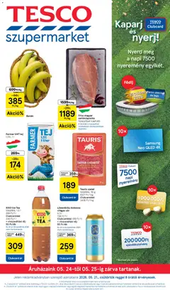 Tesco Szupermarket akciós újság  - amely érvényes a következő dátumtól: 21.05.2026