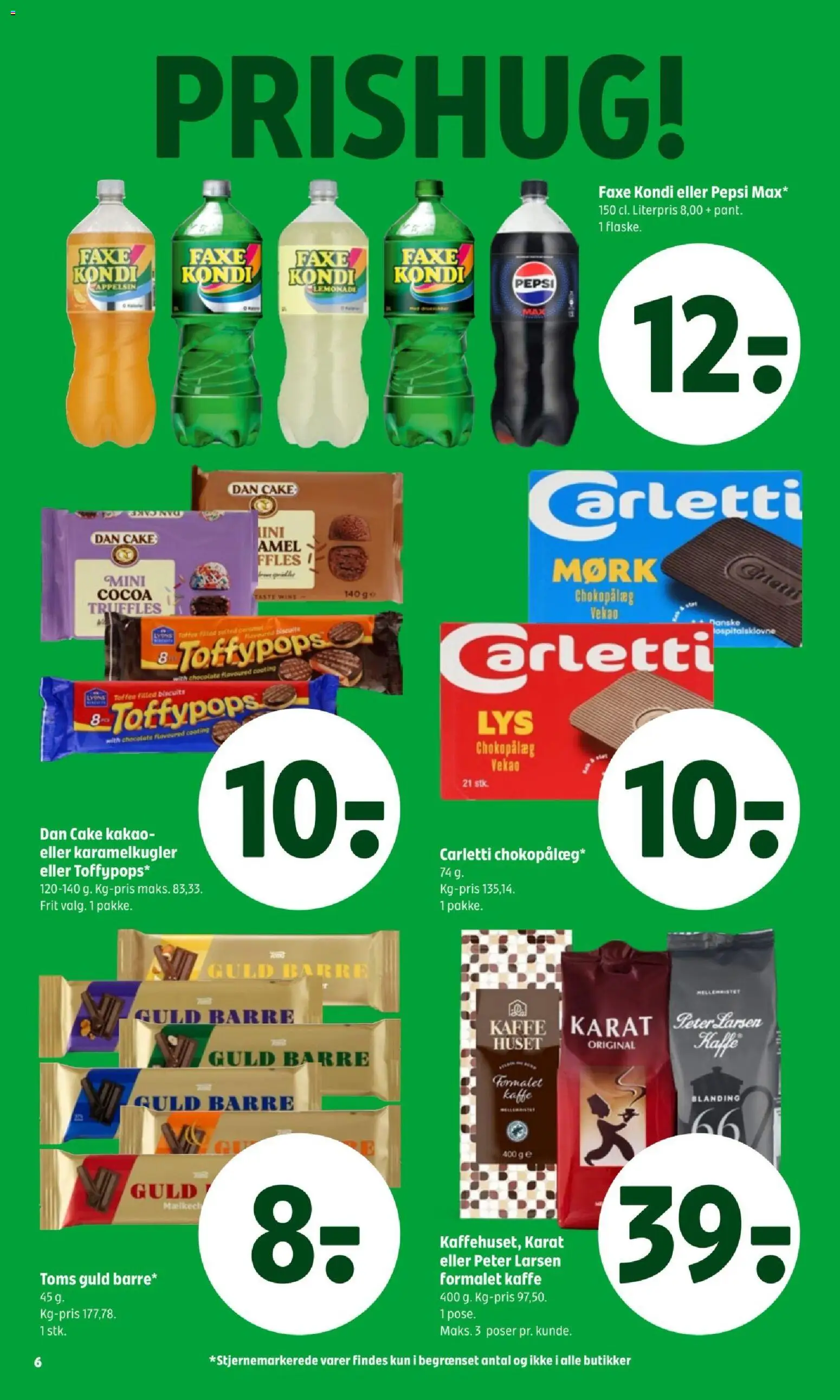 Coop 365 tilbudsavis – gyldig fra 01/10/2026 | Side: 9 | Produkter: Kaffe, Kakao, Faxe Kondi, Pepsi