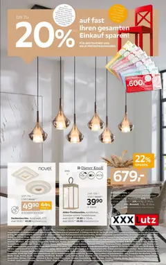 XXXLutz Lampen ab 08.09.2026 gültig