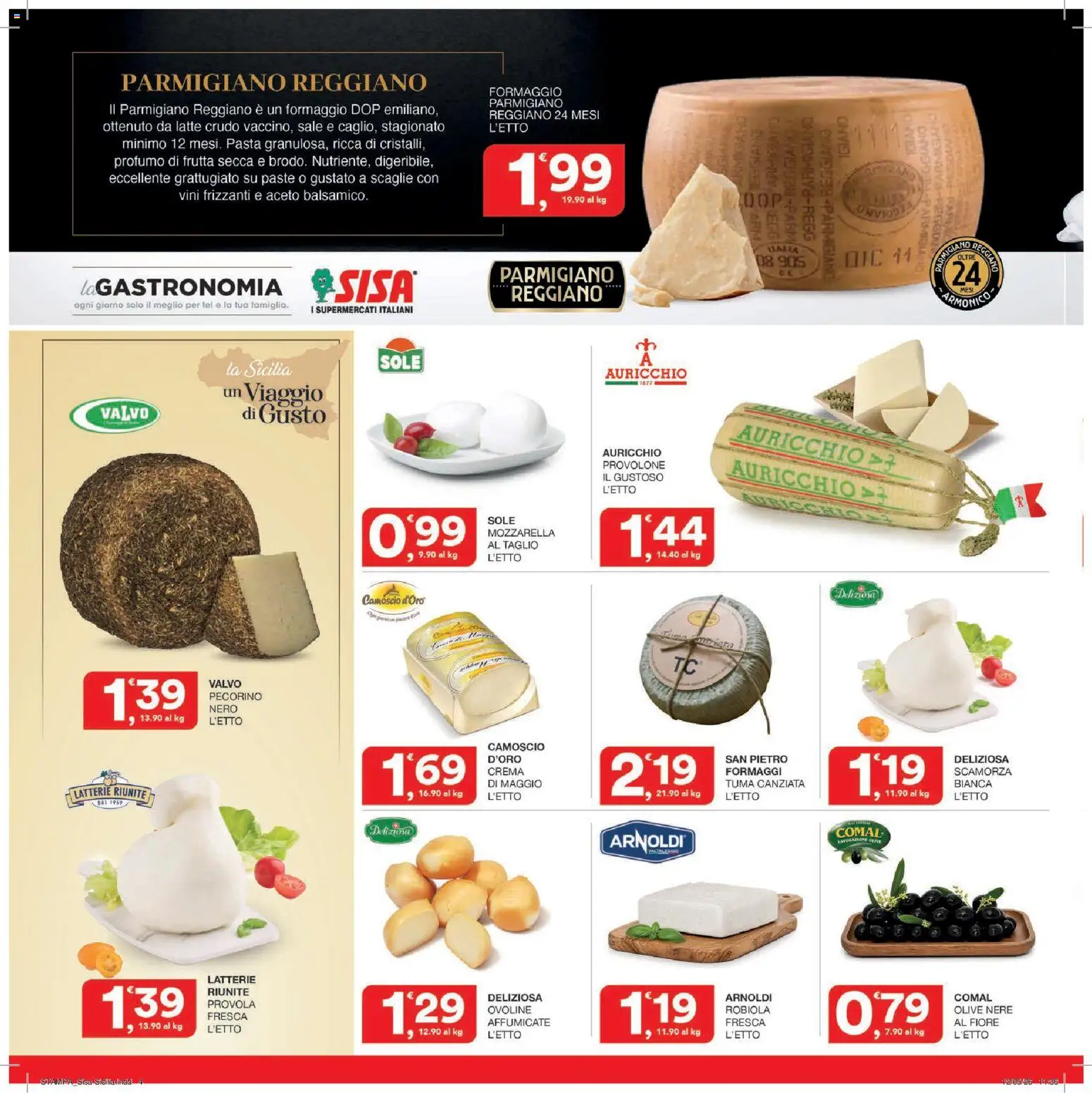 Volantino SISA del 21.05.2026 | Pagina: 4 | Prodotti: Crema, Sale, Latte, Parmigiano