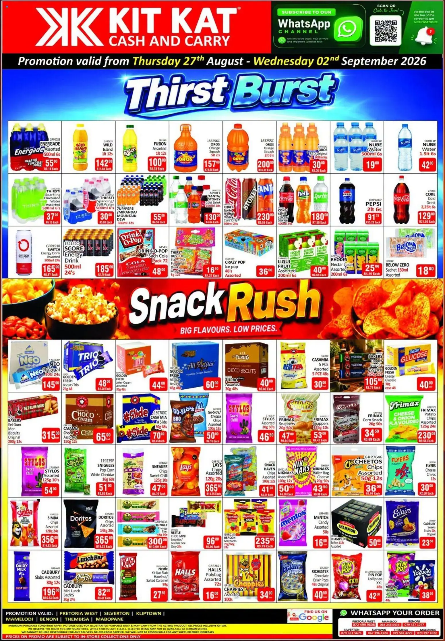 New KIT KAT Cash & Carry catalogue – valid from 27/08/2026 | Page: 2 | Products: Case, Squash, Cheddar, Cream