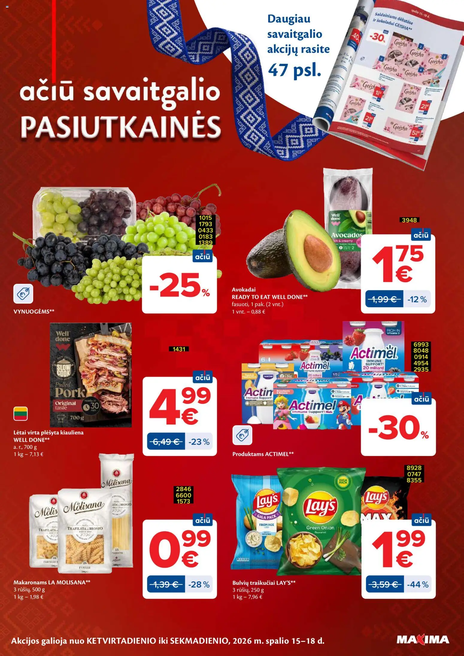 MAXIMA akcijos nuo 2026.10.13 | Puslapis: 48
