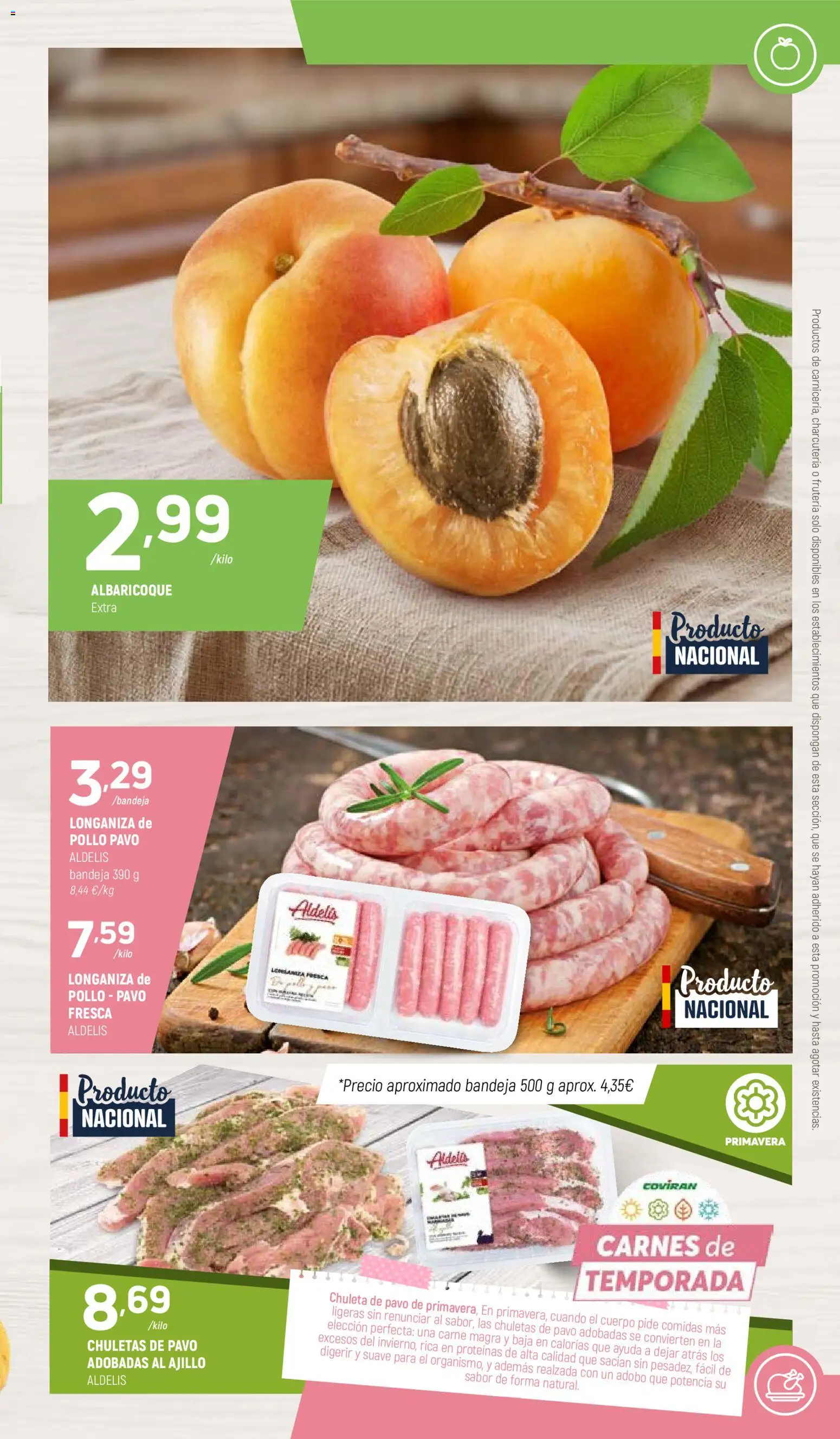 Coviran - Figueres │ válido desde el 19.05.2026 | Página: 3 | Productos: Chuletas de pavo, Αποφλοιωτής σκόρδου, Longaniza, Bandeja
